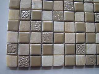 FINE Porcelain/Stone Mosaic Tile on Mesh  