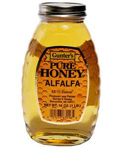 Gunters Pure Alfalfa Honey, 1 LB  