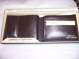 Buxton NEW Old Timer Brown Leather Wallet  