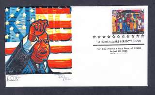 Martin Luther King (1957 Little Rock Nine)FDC By Dave Curtis  