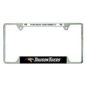 NCAA Towson Tigers Metal License Plate Frame  Sports 