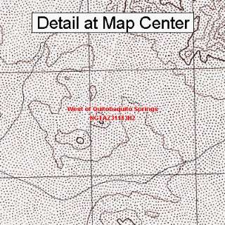  USGS Topographic Quadrangle Map   West of Quitobaquito 