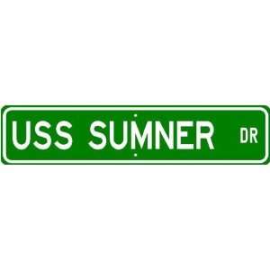  USS SUMNER AGS 61 Street Sign   Navy