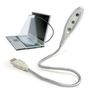   USB 3 LED Flexible Metal Material Lamp Light for Laptop Electronics