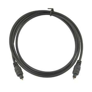  5 Toslink Optical Digital Audio Cable, Type M, Black 