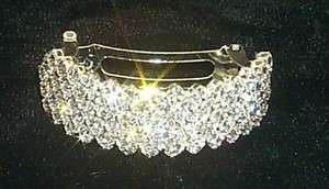 New Ponytail Holder Crystals Barrette for Thick Hair  