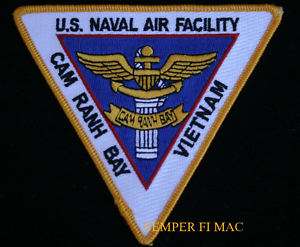 US NAVAL AIR FACILITY CAM RANH BAY VIETNAM PATCH USS  