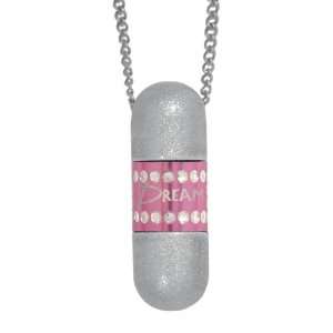    Dream Capsule Necklace (Reflective/Pink)