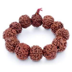  Mothers Day Jewelry Round Brown Natural Basswood Bracelet 