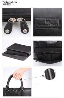 Classic Mens Genuine Leather Briefcase & Shoulder Bag  