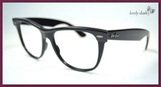 Vintage B&L RAY BAN WAYFARER II Sunglasses Frame Gray Black NewOS USA 