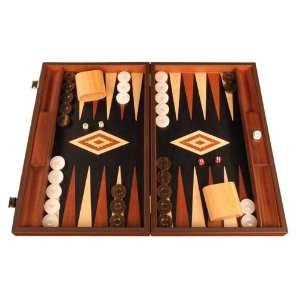  Wenge Wood Backgammon Set   Board Game   Large   Black 