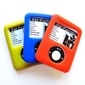 For Apple iPod Nano 3 (3rd Generation) Skin Case Silicone 