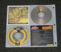 Red Croc 528 520 CD DVD Storage Case Wallet Metal 3 Ring Binder sred 
