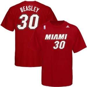  adidas Miami Heat #30 Michael Beasley Red Youth Game Time 