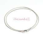 Sterling Silver Metallic Pearl leather 1mm necklace 16 NLC101 041 1M 