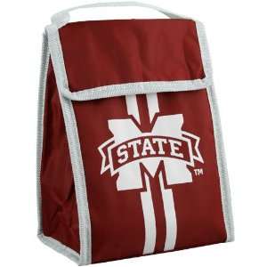   State Bulldogs Maroon Insulated Lunch Bag 