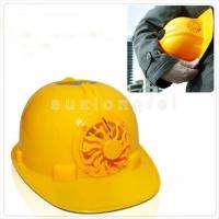 New Brand Solar Safety Helmet Hard Hat Cap With Cooling Cool Fan 