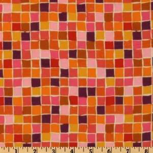  43 Wide Della Flannel Squares Blossom Fabric By The Yard 