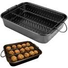 Trendy Best Quality Chef BuddyT Roasting Pan with Floating Rack   New