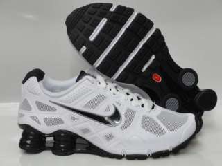 Nike Shox Turbo 12 White Black Sneakers Kids GS Sz 7  