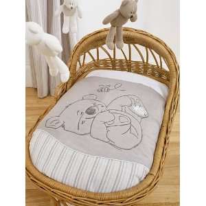  Cradle Sheet & Comforter Set   Misha Bear Baby