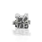 Bling Jewelry Letters of Love 925 Sterling Silver Bead Pandora 