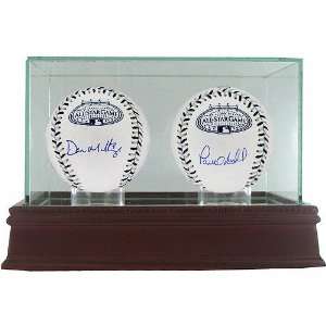  Paul ONeill and Don Mattingly Autographed 2008 All Star 