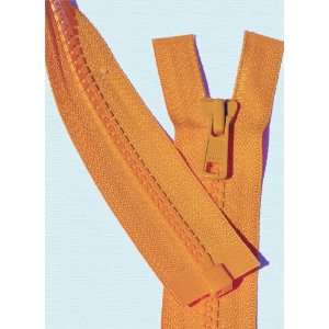 20 Vislon Zipper ~ YKK #5 Molded Plastic ~ Separating   523 Orange (3 