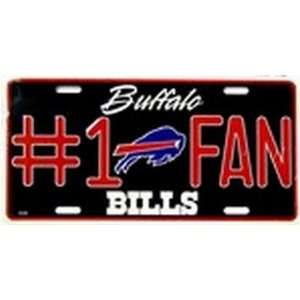  Buffalo Bills #1 Fan License Plates Plate Tag Tags auto vehicle 