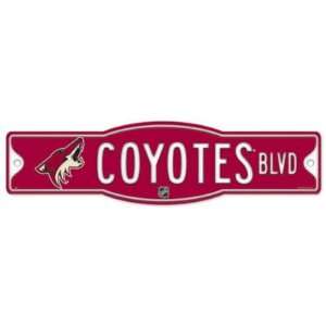 Phoenix Coyotes Official Logo 4x17 Street Sign  Sports 