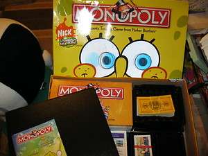 NICKELODEON SPONGEBOB SQUAREPANTS EDITION MONOPOLY GAME  