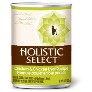 Holistic Select Liver, Chicken & Rice Can Dog 12/13 Oz. by Wellpet 