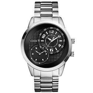 NEW GUESS MENS WATCH, STAINLESS STEEL BAND, U13616G1 091661406522 