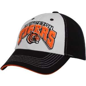   Tigers Black White Big Shot Adjustable Hat