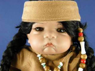 Sugar Britches Native American Girl Repro 19 Porcelain  