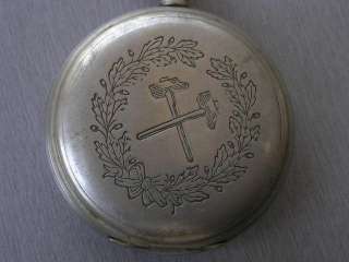 Rare BILLODES   ZENITH Antique Swiss Pocket Watch for Serbian Miners.