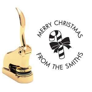  Merry Christmas Gift Embosser   Gold   Style 49