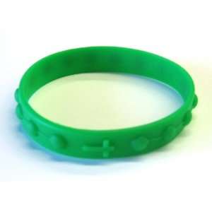 Green Rosary Wristband (BRG)