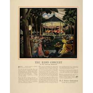1940 Ad H. J. Heinz Company 57 Band Concert Bandstand   Original Print 