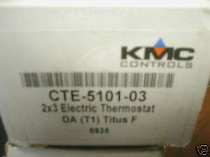 KMC Electric Thermostat 2 x 3 CTE 5101 03 DA T1 Titus F  