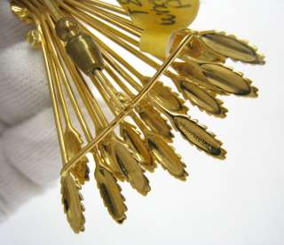 1970s Tiffany & Co 18K Gold Bail of Wheat Brooch  