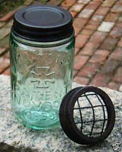 Your Favorite Mason Jar with a grid top for flowers  