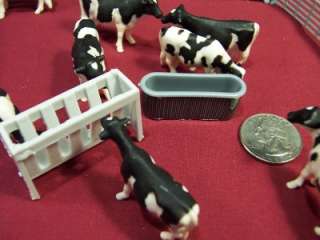   Ertl Toy Animals Cows Horses Farm Fence 1/64 Water Tank Pigs Chickens