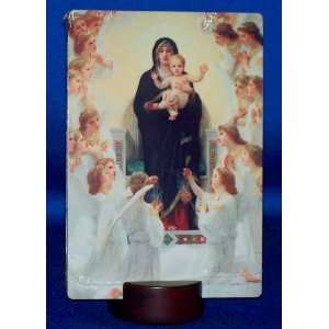  Queen of the Angels   5 3/4 x 4 desktop plaque 