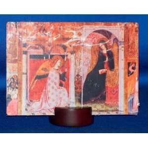    The Annunciation   4 x 5 3/4 desktop plaque 