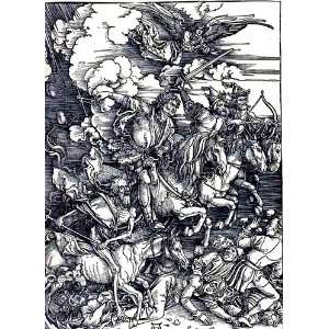     Albrecht Durer   32 x 44 inches   the 4 Horsemen of the Apocalypse