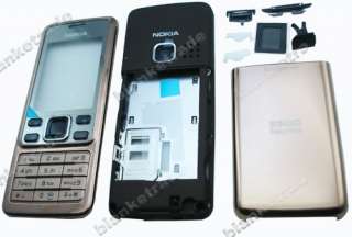 For Nokia 6300 Full Fascia Housing Keypad Glossy White 3 Colour to 
