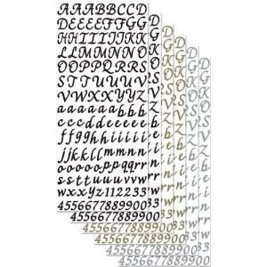  Sticko Letters/Numbers Sticker Value Pack Black, G