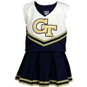   Yellow Jackets Navy Blue Youth Cheerleader Outfit